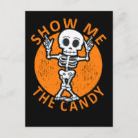 Halloween Montrez-moi le squelette de bonbon