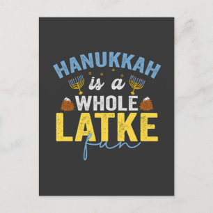 Carte Postale Faire-part Hanoukka est une chanuka juive amusante et tout La