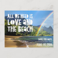 Hawaii Beach Wedding Save the Dates