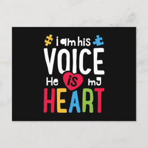 Carte Postale Faire-part I T-shirt de His Voice He Is My Heart