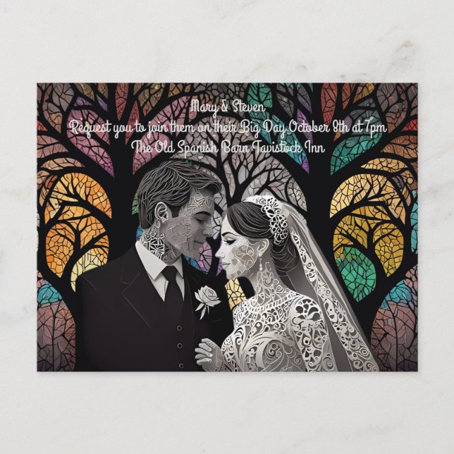 Carte Postale Faire-part Idées de mariage et Cadeaux (Devant)