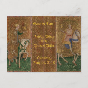 Carte Postale Faire-part Imaginaire historique de la Renaissance médiévale