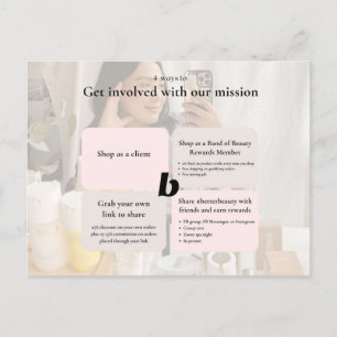 Carte Postale Faire-part Impliquez-vous !