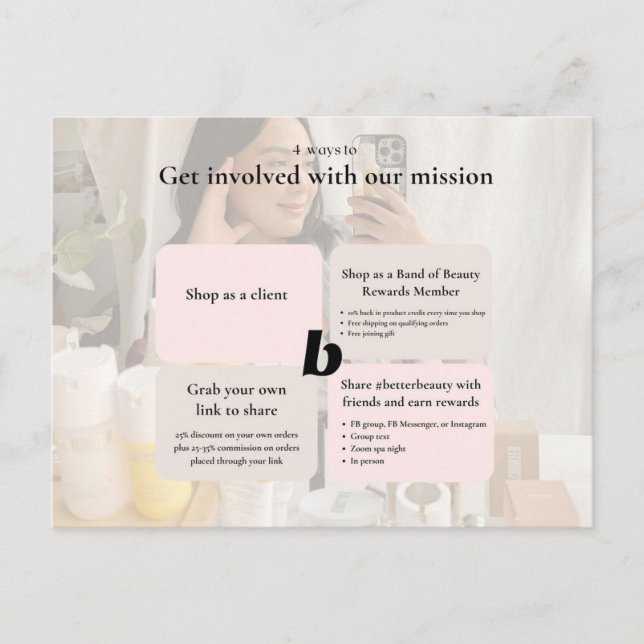 Carte Postale Faire-part Impliquez-vous ! (Devant)