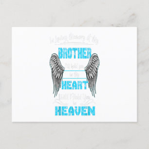 Carte Postale Faire-part In Loving Memory Of My Brother I'll Hold You Gift