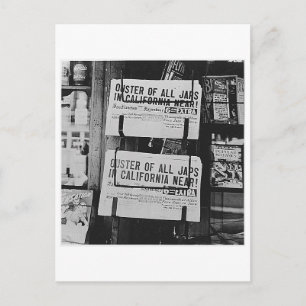 Carte Postale Faire-part Internement japonais - Journaux