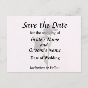 Carte Postale Faire-part Iris amoureux