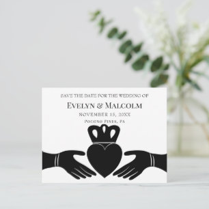 Carte Postale Faire-part Irish Claddagh Ring STD Enregistrer le Mariage de 