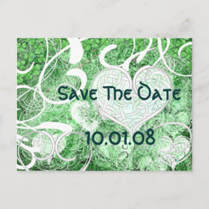 Carte Postale Faire-part Irish Save the Date