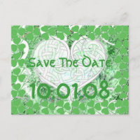 Irish Save the Date - Distressed Grunge