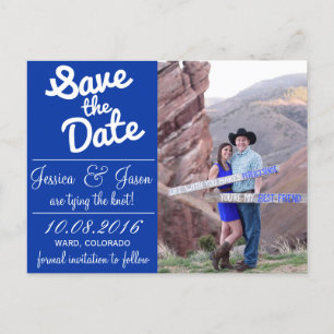 Carte Postale Faire-part J+J Enregistrer les dates