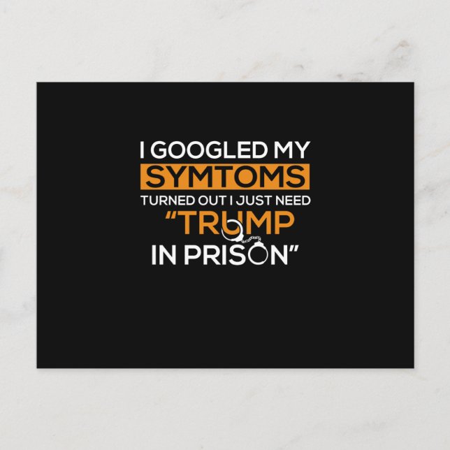 Carte Postale Faire-part J'Ai Googlé Mes Symptômes Il S'Est Avéré Que J'Ava (Devant)