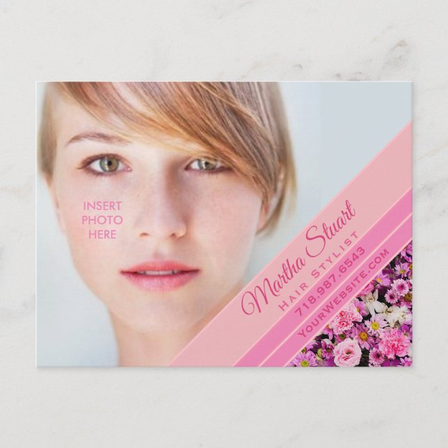 Carte Postale Faire-part Jardin français - (Devant)