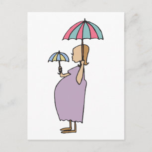 Carte Postale Faire-part Je Suis Un Cadeau Enceint