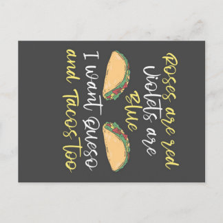 Carte Postale Faire-part Je veux Queso et Tacos Too_701e34210f53ab0073e6164