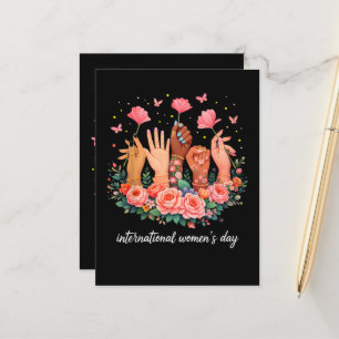 Carte Postale Faire-part Journée internationale des femmes 8 mars 2026