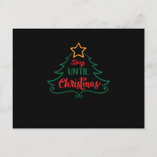 Carte Postale Faire-part Jours jusqu'à Noël