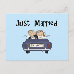 Carte Postale Faire-part Juste marié