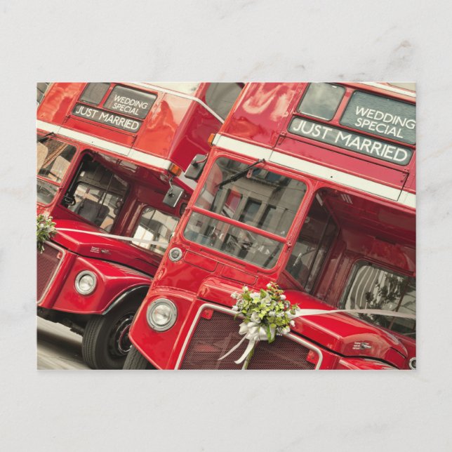 Carte Postale Faire-part "Juste Mariés" (Devant)