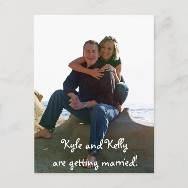 Carte Postale Faire-part Kyle et Kelly se marient ! (Devant)
