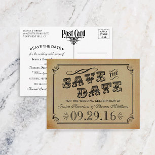Carte Postale Faire-part La collection de mariage steampunk victorien