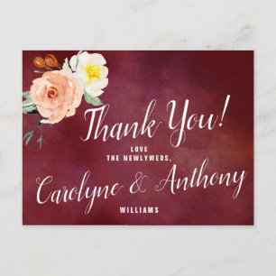 Carte Postale Faire-part La collection de mariages Romance In Bloom