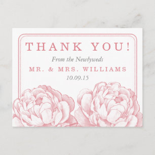 Carte Postale Faire-part La jolie collection de Mariages floraux Peony