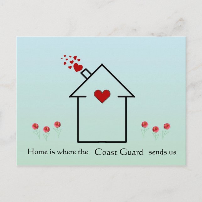 Carte Postale Faire-part La maison est... (Devant)