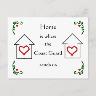 Carte Postale Faire-part La maison est là où