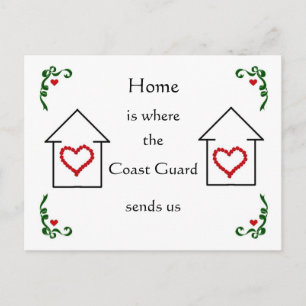 Carte Postale Faire-part La maison est où