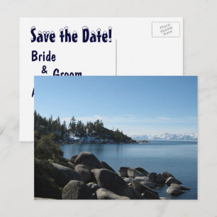 Carte Postale Faire-part Lake Tahoe Sauvez la date !