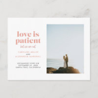 L'amour brouillé est patient, mais nous ne sommes 