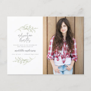 Carte Postale Faire-part L'aventure attend l'invitation de photo de fête de