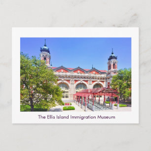 Carte Postale Faire-part Le musée de l'Immigration d'Ellis Island