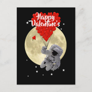 Carte Postale Faire-part Les enfants de l'astronaute spatiale Saint Valenti