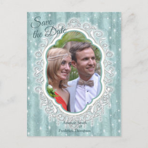 Carte Postale Faire-part Les tons pastel doux de Sage Green