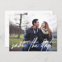 Lettre manuscrite Enregistrez la date Photo modern