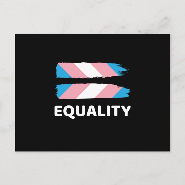 Carte Postale Faire-part LGBT Transgender (Devant)