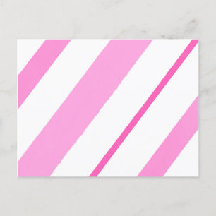 Carte Postale Faire-part Lignes roses