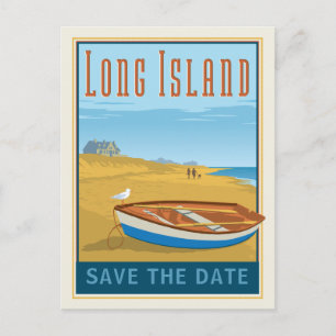 Carte Postale Faire-part Long Island, New York   Save the date
