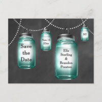 Love Mason Jars Enregistrer la date