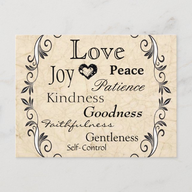 Carte Postale Faire-part Love Scripture Enregistrer la date (Devant)