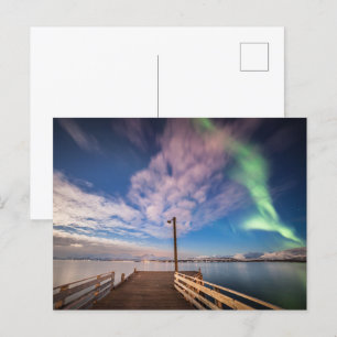 Carte Postale Faire-part Lumières du Nord