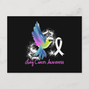 Carte Postale Faire-part Lung Awareness Pearl Ribbon