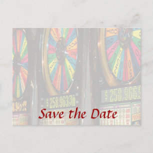 Carte Postale Faire-part Machines à sous de Las Vegas