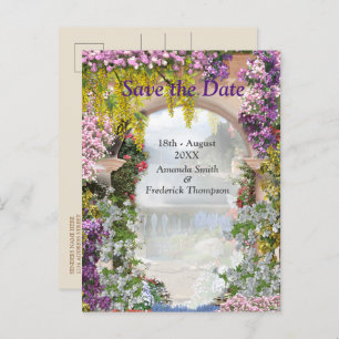 Carte Postale Faire-part Maison de campagne italienne en plein air