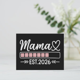 Carte Postale Faire-part Maman est. 2026 Annonce de grossesse Maman 
