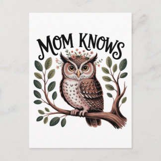 Carte Postale Faire-part Maman sait