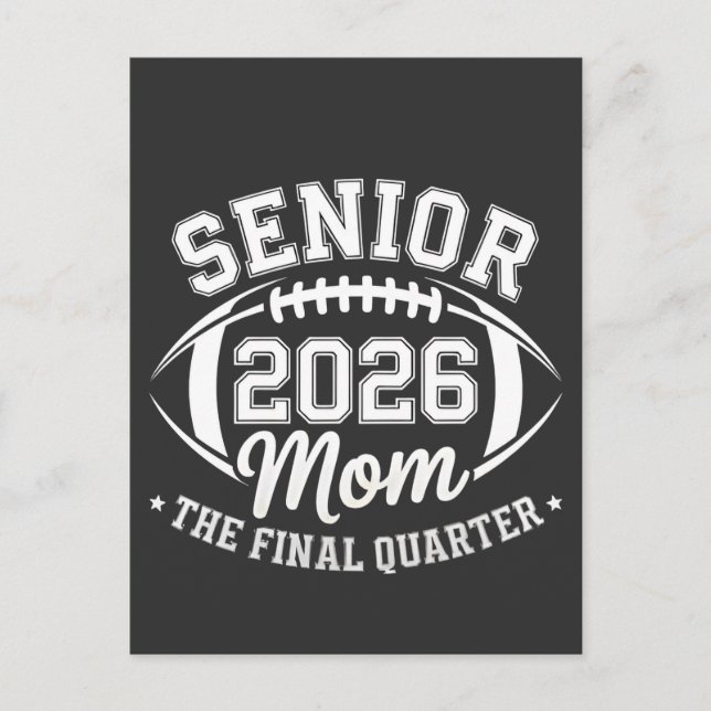 Carte Postale Faire-part Maman Senior 2026 Le Dernier Quart (Devant)
