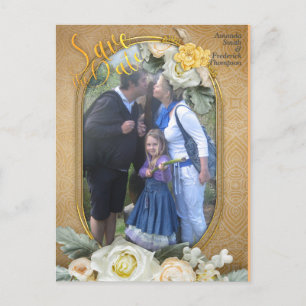 Carte Postale Faire-part Mandalas sur un arrière - plan Maroon